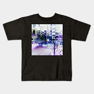 tokyo scene, inverted colour Kids T-Shirt